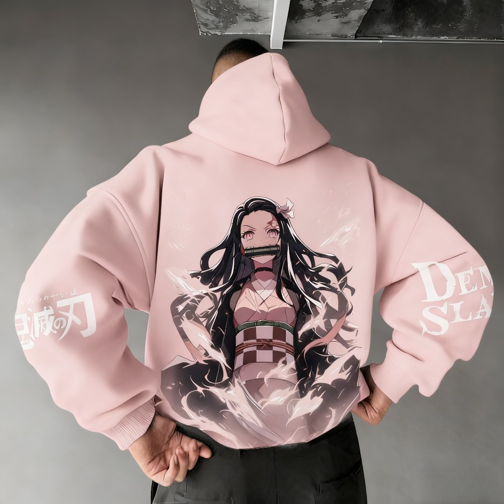 Winter Clothing Anime - Demon Slayer heren Hoodie Sweatshirt Kamado