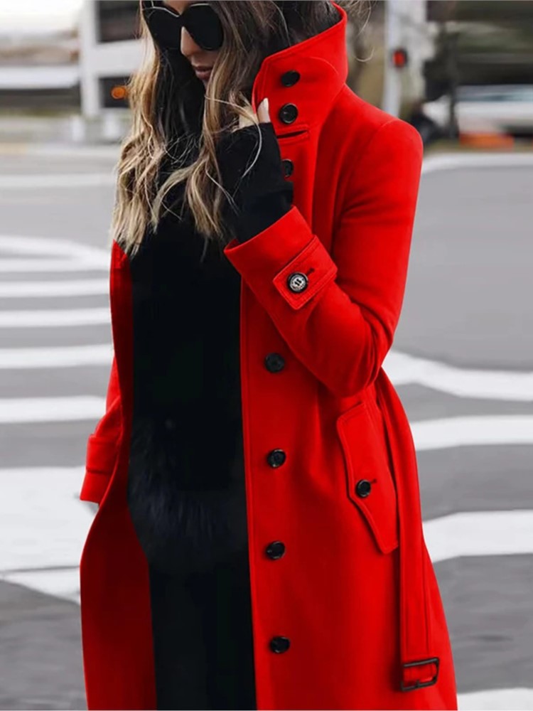 Winter Clothing Kids - Vrouwen Nieuwe Wollen Jas Outerwears Herfst
