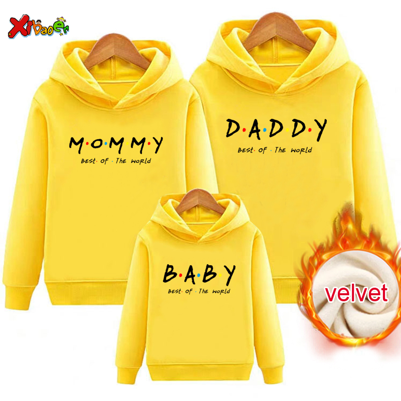 Winter Clothing Kids - Familie Outfit Bijpassende Capuchon Winter Kleding