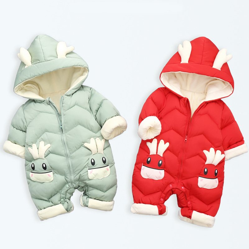 Winter Clothing For 1 Year Old Girl - 1-3Y Baby Dik Fluwelen Rompertjes Kleding