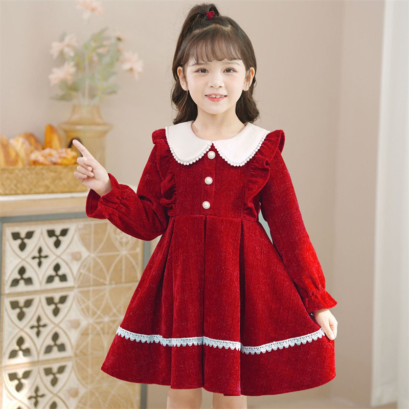 Winter Clothing For 1 Year Old Girl - Baby Meisjes Zoete Jurken 2024 Nieuwe