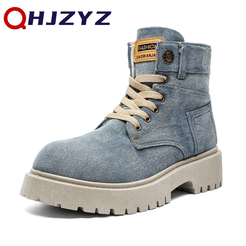 Herenschoenen van denim, hoge  - Winter Cloth recensie en prijs