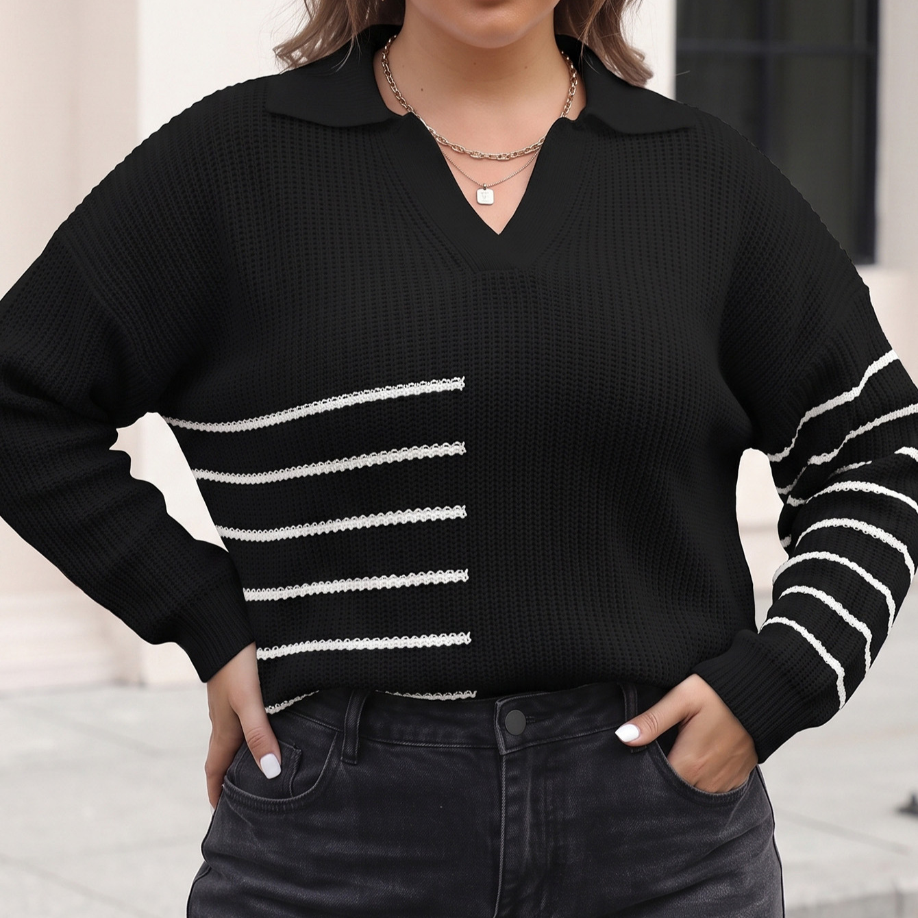 Dames Plus Size L-3XL Casual g - Winter Clothing Plus Size recensie en prijs
