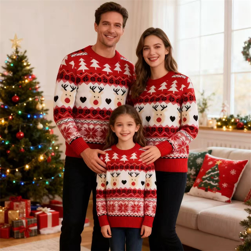 Kerst Familie Truien Ouder-kin - Winter Clothing Kids recensie en prijs