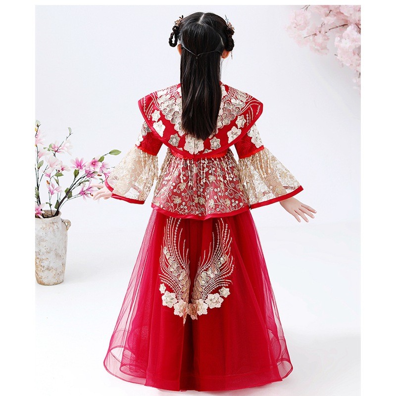 Meisjes Hanfu Cheongsam-kostuu - Winter Clothing Kids recensie en prijs