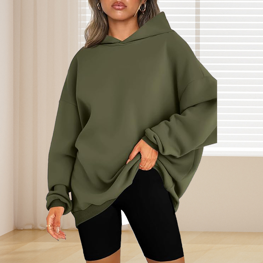 Grote maten basic effen kleur  - Winter Clothing Plus Size recensie en prijs