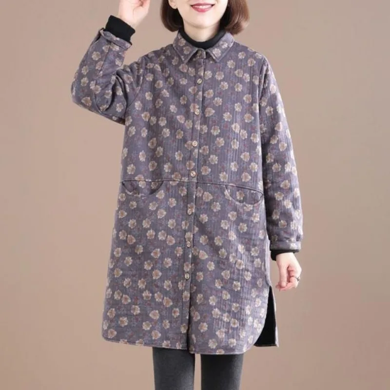 Vintage Bloemenprint Damesjack - Winter Clothing Trends recensie en prijs