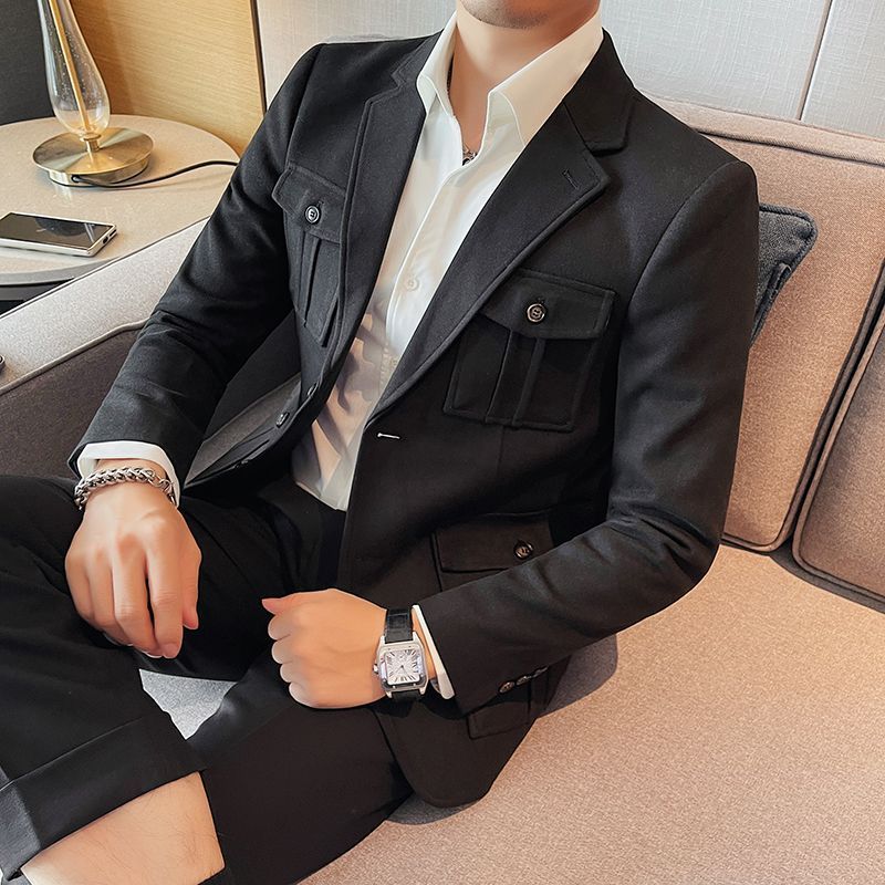 Mode Licht Luxe Nieuwe Tweed J - Winter Clothing Trends recensie en prijs