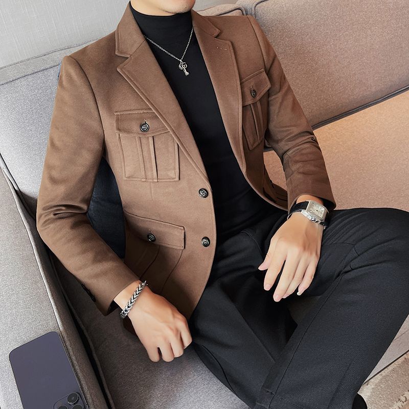Mode Licht Luxe Nieuwe Tweed J - Winter Clothing Trends recensie en prijs