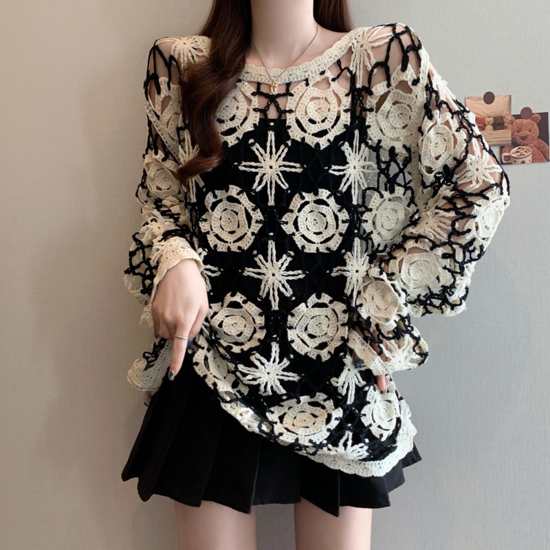Casual trui met lange mouwen E - Winter Clothing Plus Size recensie en prijs