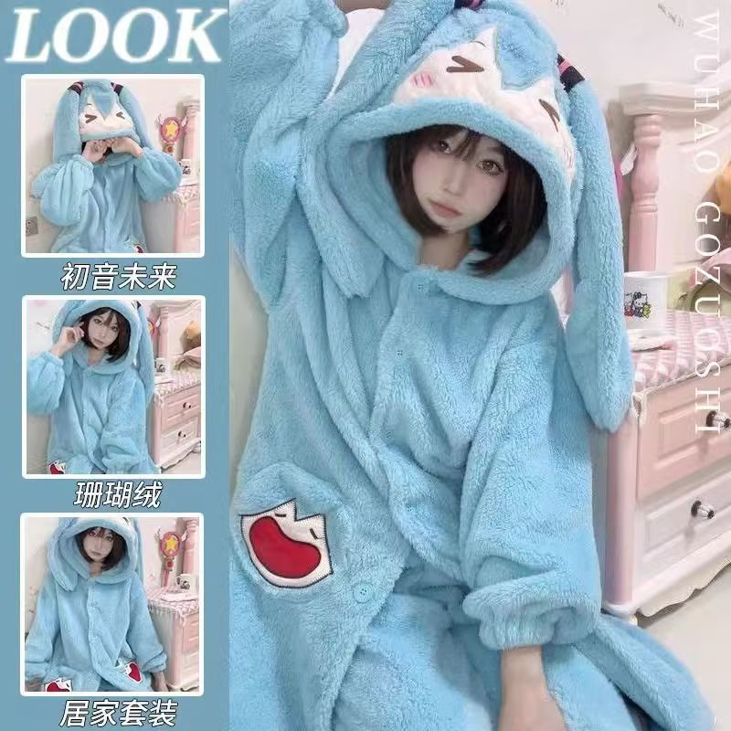 Miku Anime Pyjama's Schattige  - Winter Clothing Anime recensie en prijs