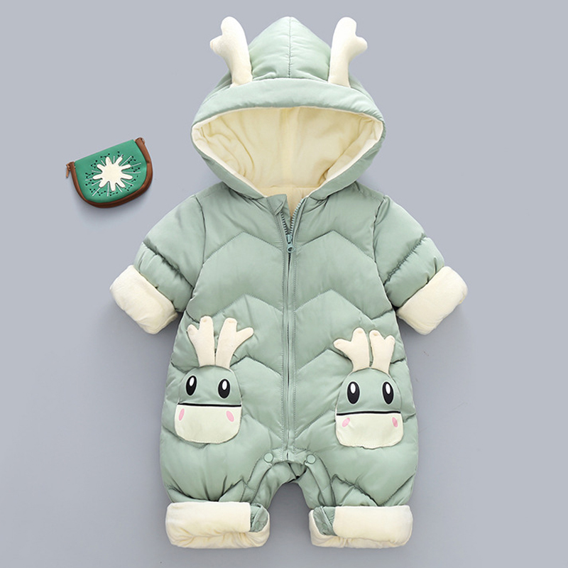 1-3Y Baby Dik Fluwelen Rompert - Winter Clothing For 1 Year Old Girl recensie en prijs