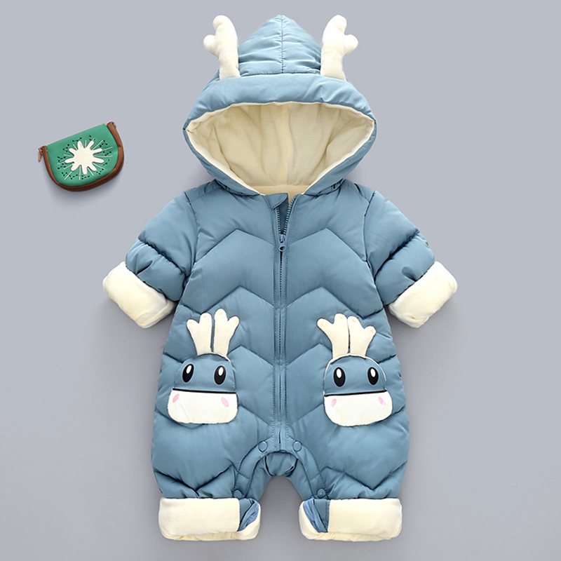 1-3Y Baby Dik Fluwelen Rompert - Winter Clothing For 1 Year Old Girl recensie en prijs
