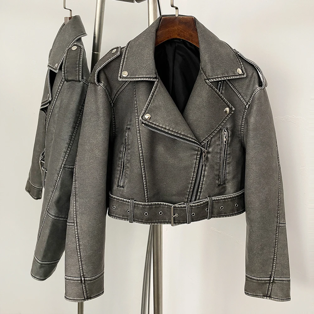 Kunstleer jas dames herfst kor - Winter Clothing Store recensie en prijs