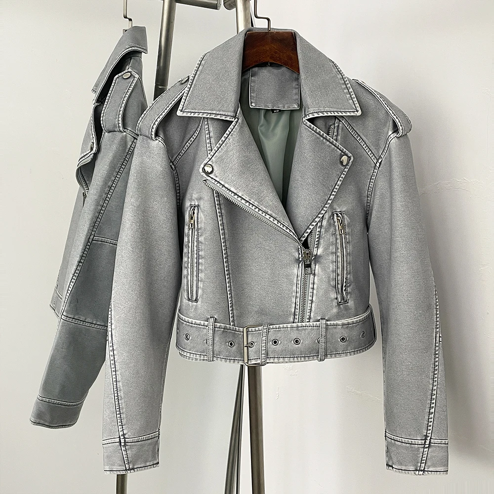 Kunstleer jas dames herfst kor - Winter Clothing Store recensie en prijs
